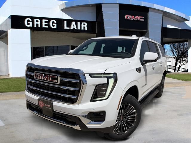 2026 GMC Yukon XL Elevation in Summit White — front three-quarter view