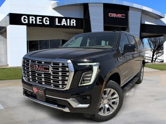 2026 GMC Yukon XL Denali in Onyx Black — front three-quarter view