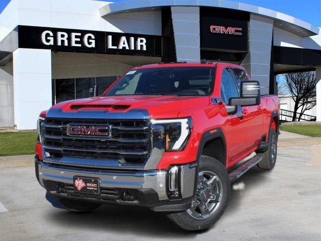 2026 GMC Sierra 2500 HD SLE in Cardinal Red — front three-quarter view
