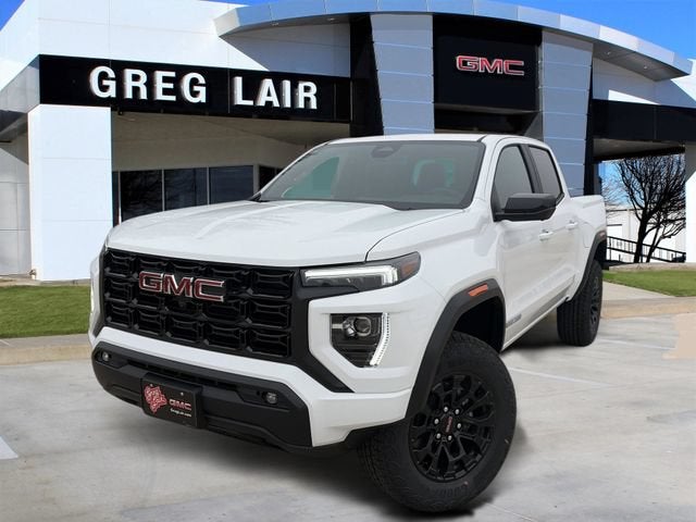 2026 GMC Canyon Elevation in Summit White — front three-quarter view