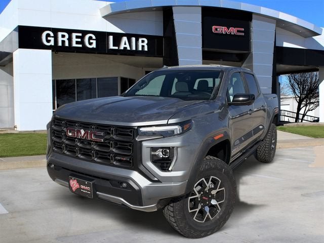 2026 GMC Canyon AT4X in Sterling Metallic — front three-quarter view