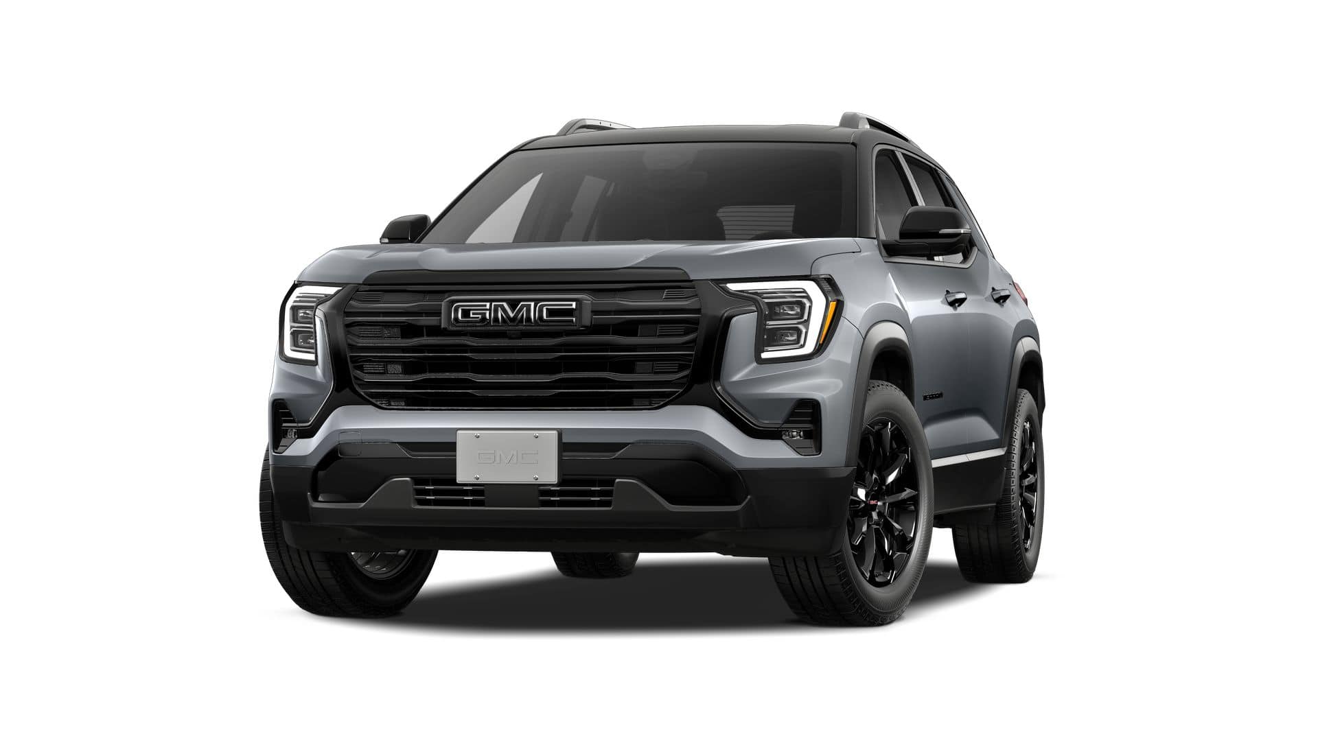 2027 GMC Terrain FWD Elevation in Sterling Metallic — front three-quarter view