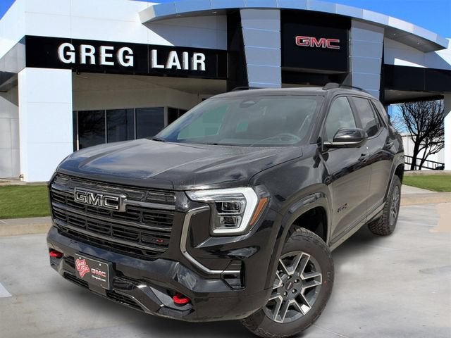 2026 GMC Terrain AT4 in Ebony Twilight Metallic — front three-quarter view