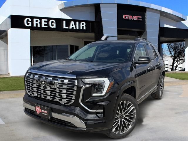 2026 GMC Terrain Denali in Ebony Twilight Metallic — front three-quarter view