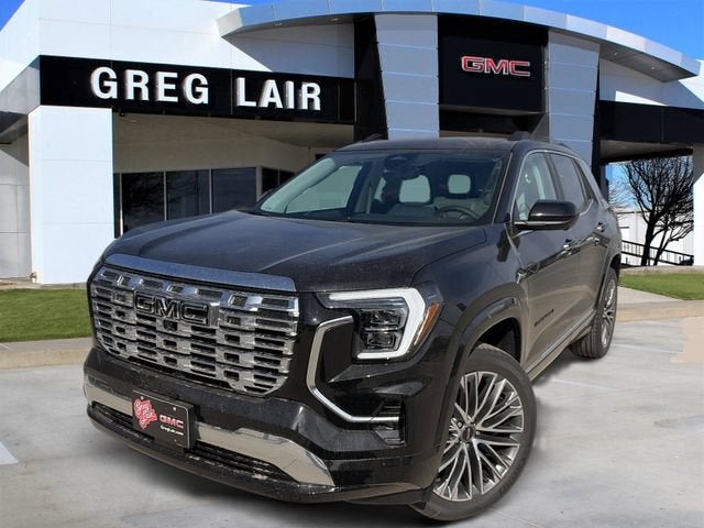 2026 GMC Terrain Denali in Ebony Twilight Metallic — front three-quarter view