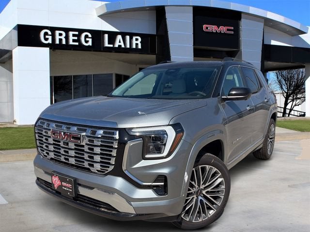 2026 GMC Terrain Denali in Sterling Metallic — front three-quarter view