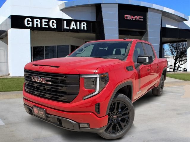 2026 GMC Sierra 1500 Elevation in Cardinal Red — front three-quarter view